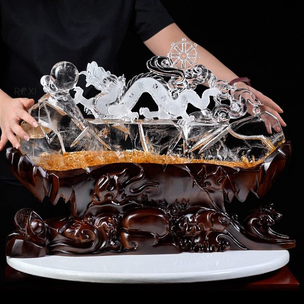 Tuong rong da thach anh trang uu linh 62 cm 3