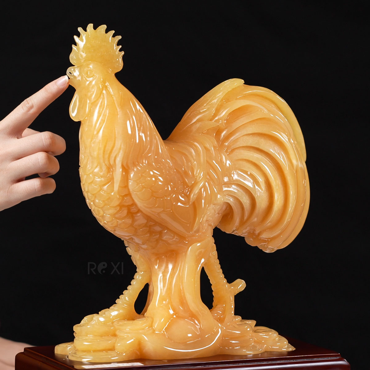 ga trong ngoc hoang long 39cm 2