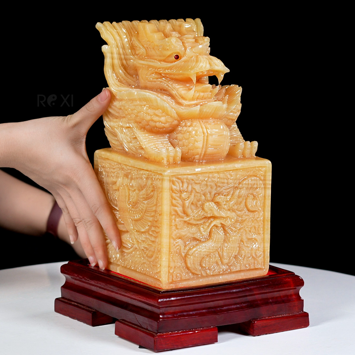 An rong ngoc hoang long 25cm 2