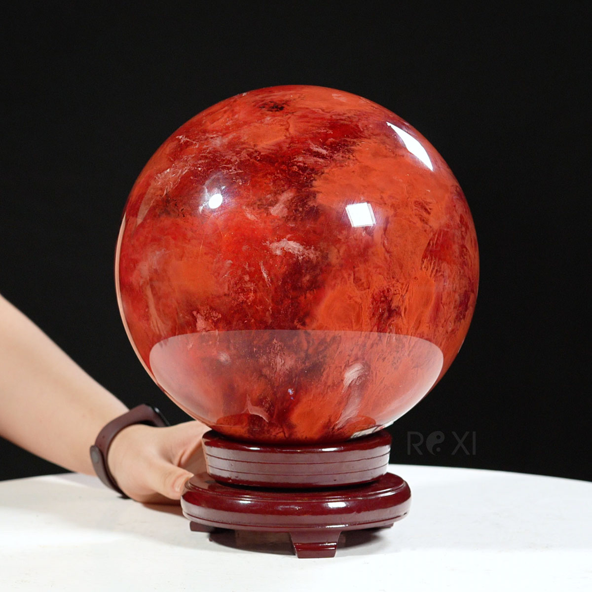 Quả cầu màu đỏ 12kg - 21,6cm
