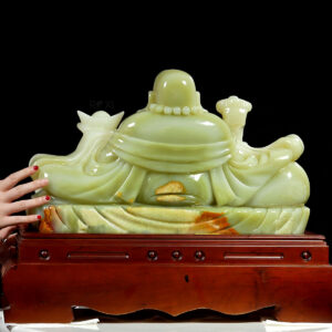 Alternative view of Quà tặng phong thủy - Tượng Di Lặc ngọc onyx xanh 31,7kg