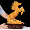 Tuong ngua phong thuy ngoc hoang long 46cm 3