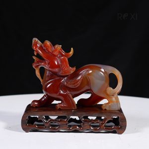 Tỳ hưu mã não đỏ 550gam