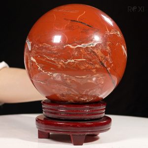Alternative view of Cầu ngọc bích đỏ jasper 8kg - 18cm