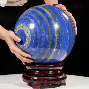 Alternative view of Quả cầu đá xanh biển Lapis Lazuli