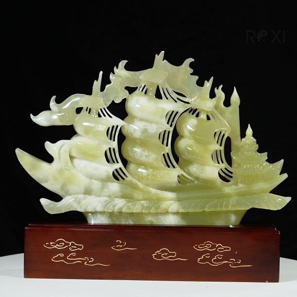 00 thuyen buom phong thuy ngoc onyx 40cm 1162 103881