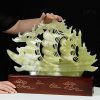 01 thuyen buom phong thuy ngoc onyx 40cm 1162 103881