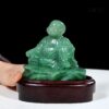 02 tuong chu tieu thach anh xanh 14cm 10841