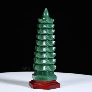 Alternative view of Tháp văn xương thạch anh xanh 1,48kg