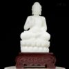 tuong phat thich ca mau ni ngoc onyx trang 66cm 1