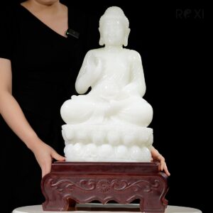 Tượng Phật Thích Ca Mâu Ni Ngọc Onyx 66cm