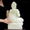 tuong phat thich ca mau ni ngoc onyx trang 66cm 6